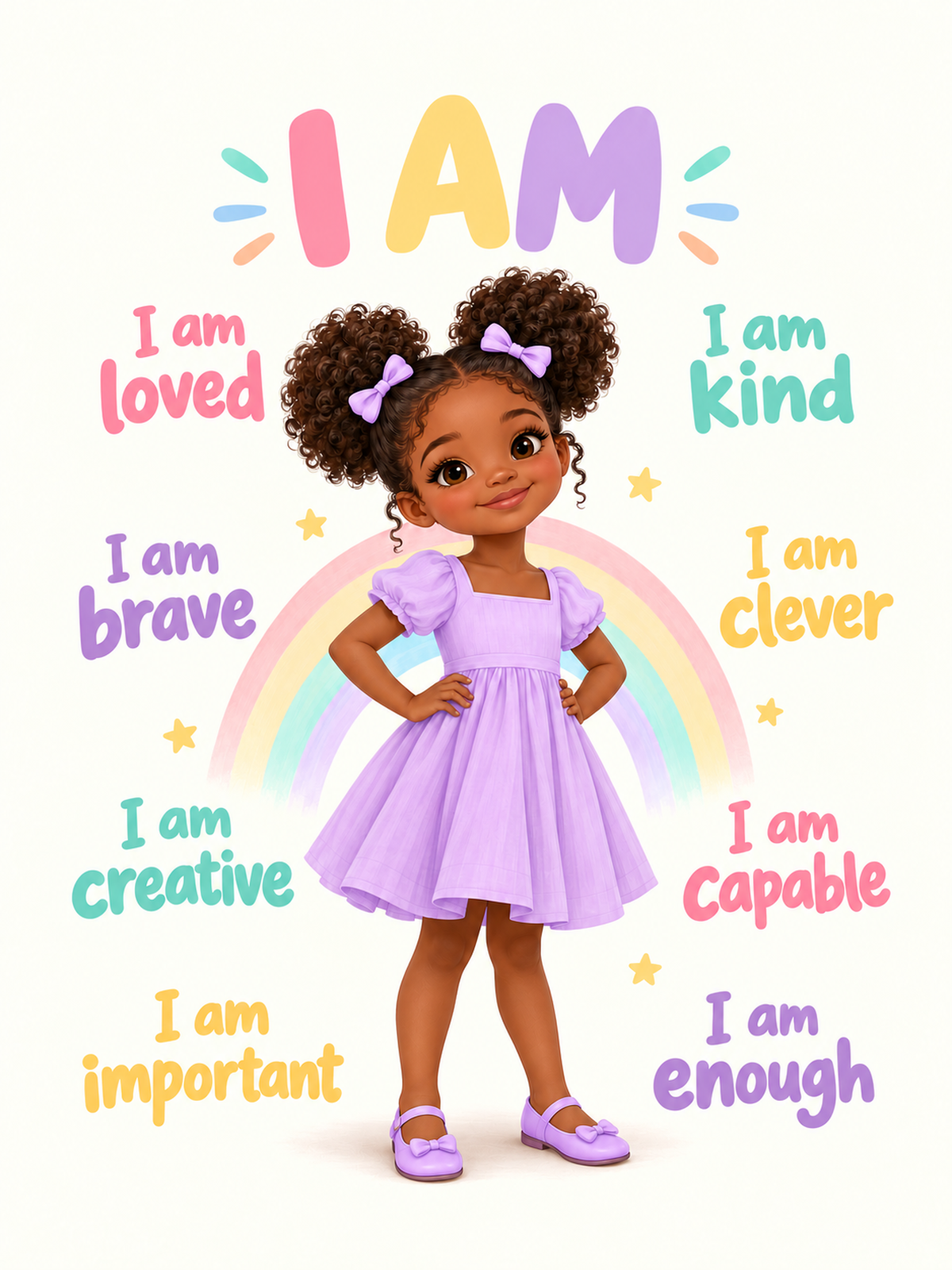 I AM AFFIRMATION POSTER