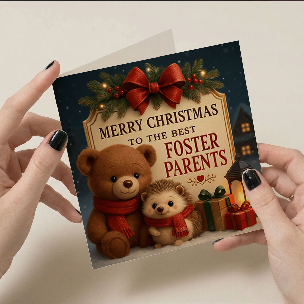 PP-GRE-6x6-ENVELOPE - Square Greetings Cards Mockup